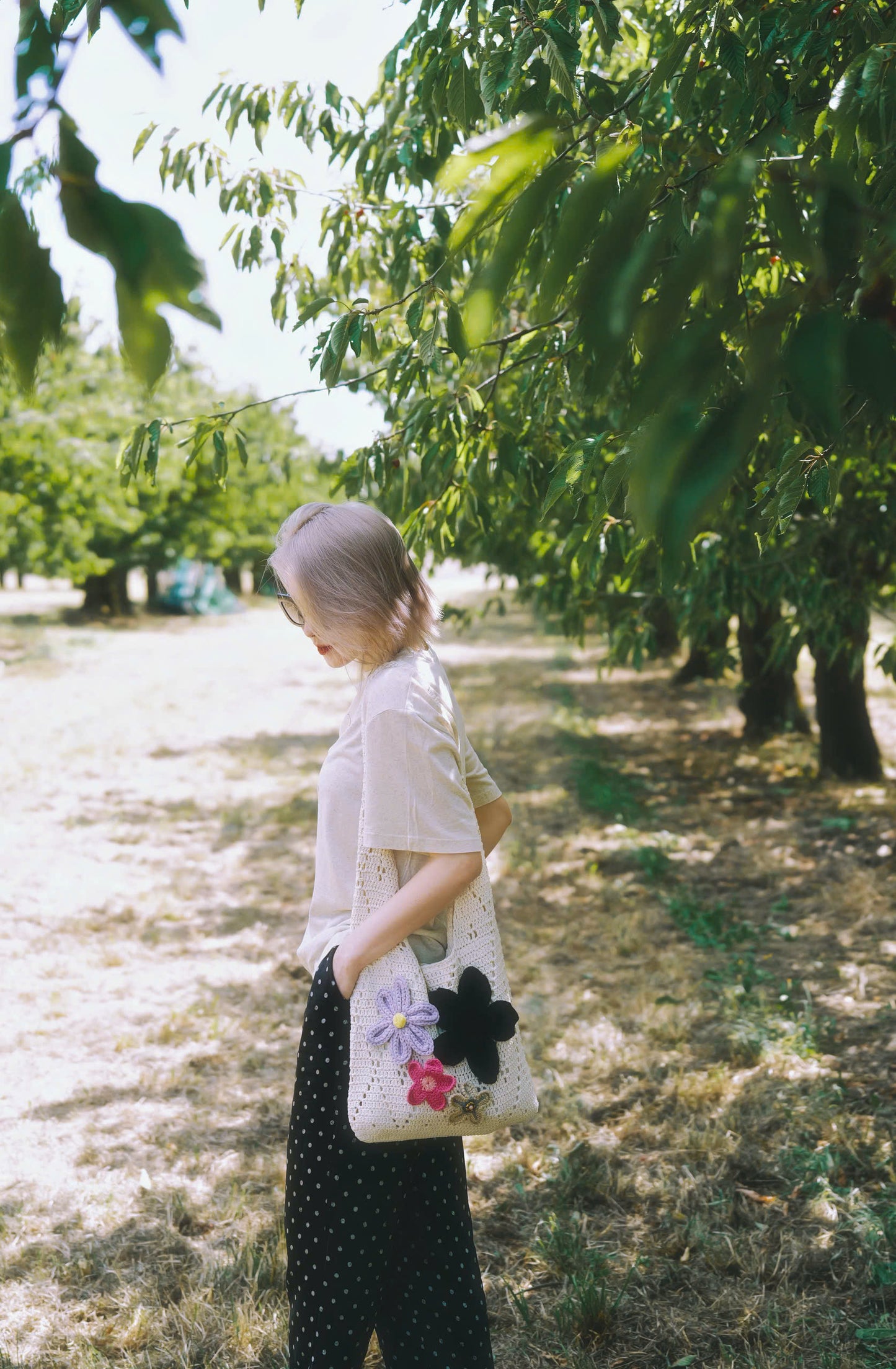 Áo phông in hoạ tiết hoa